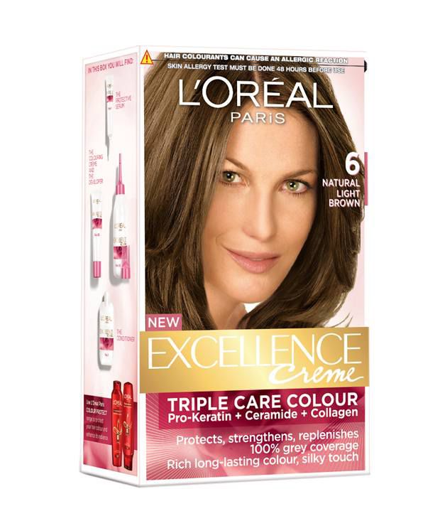 Buy L'Oreal Excellence Cream Hair Color 6 Light Brown on Snapdeal |  