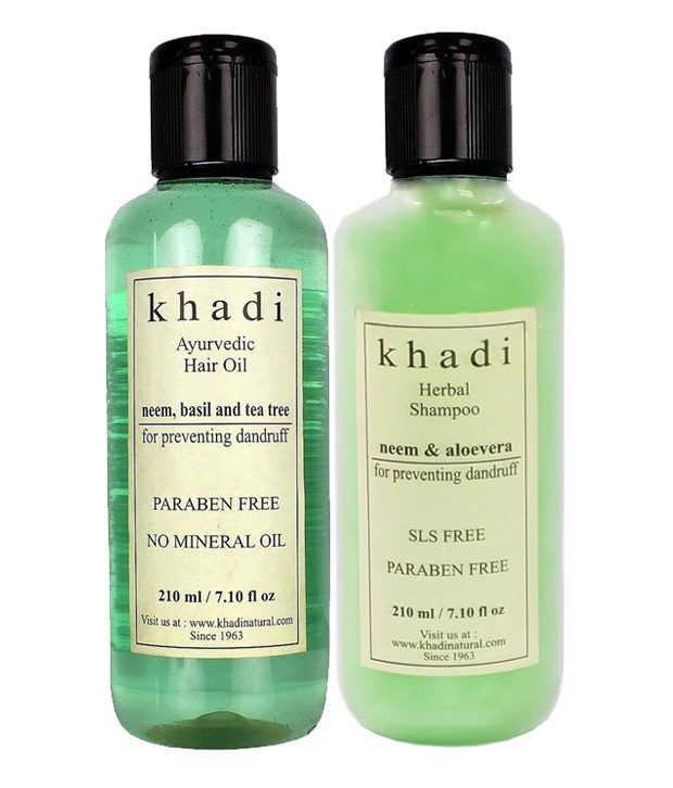 Khadi Anti Dandruff Therapy  Neem Teatree & Basil Hair Oil 210ml