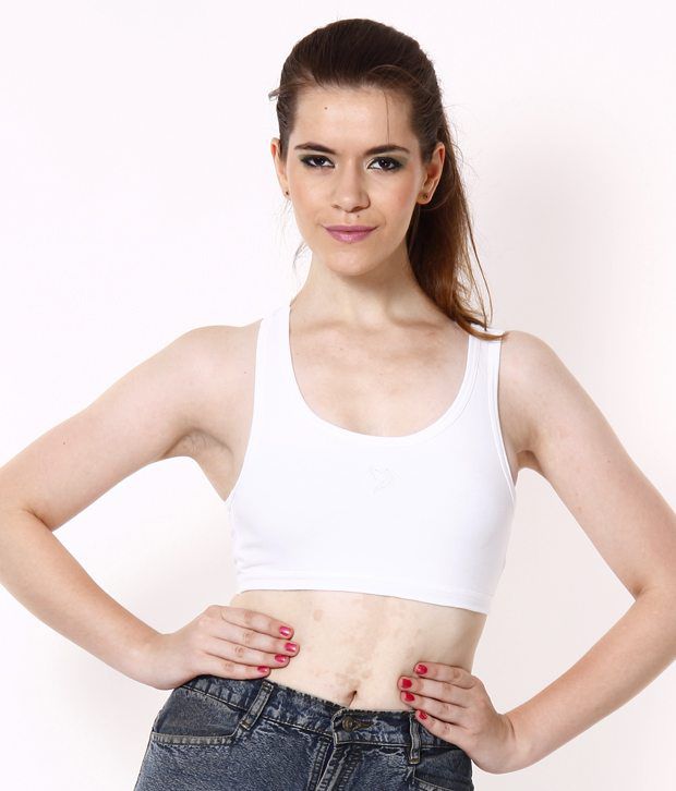 Buy Twin Birds White Cotton Sports Bra Combo Of 2 on Snapdeal