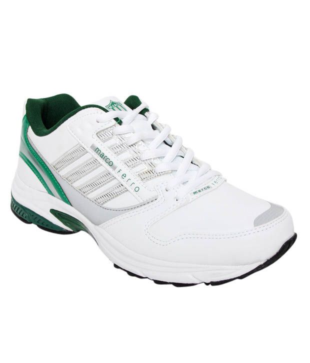 Marco Ferro White & Green Sports Shoes available at snapdeal for Rs.899