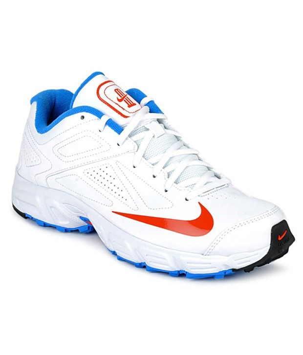 Nike Potential White & Blue Cricket Shoes available at snapdeal for Rs.3238