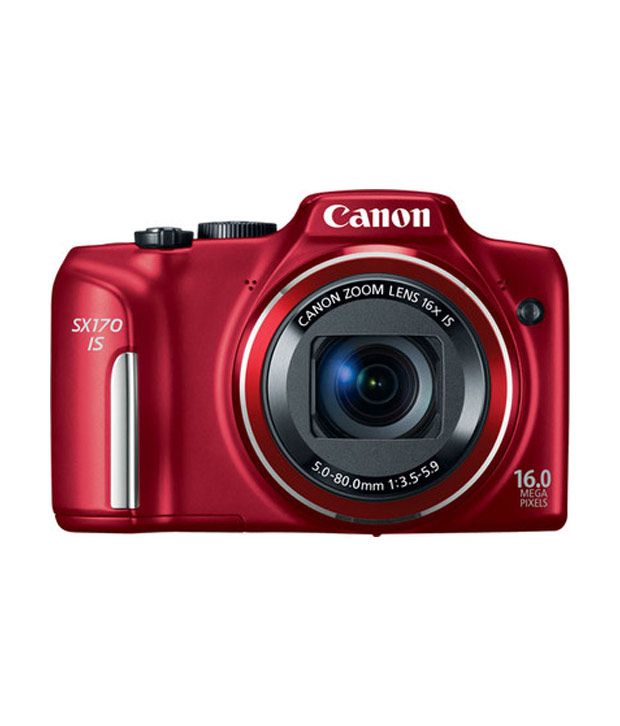 Canon Powershot SX170IS 16MP Digital Camera (Red) Price, Review, Specs