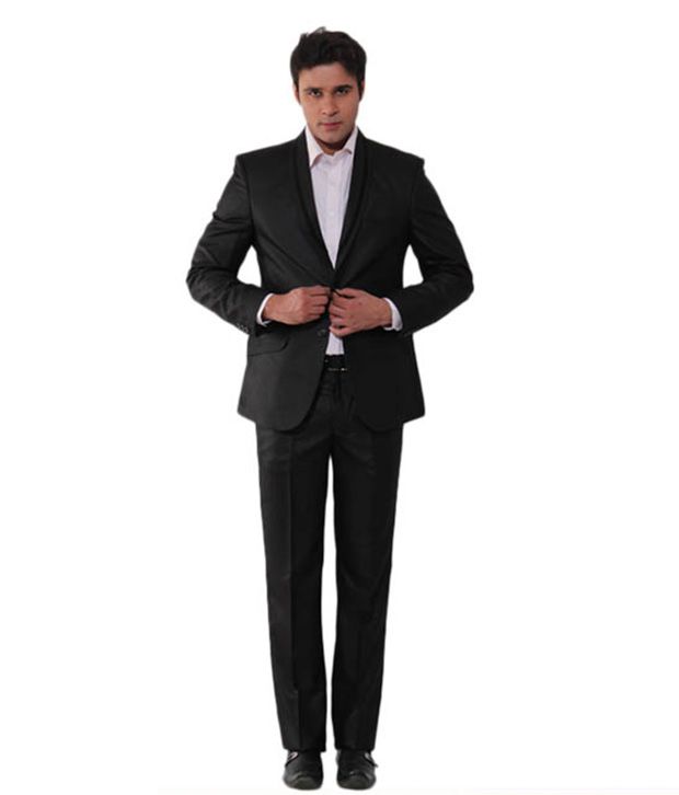 Canary London Classic Black Designer Suit With Free Shirt, Diary & Neck Tie available at snapdeal for Rs.1109