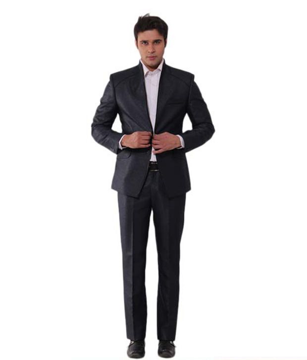 Canary London Vibrant Navy Designer Suit With Free Shirt, Diary & Neck Tie available at snapdeal for Rs.1199