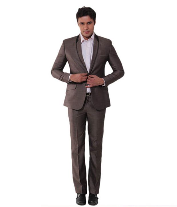 Canary London Vintage Brown Designer Suit With Free Shirt, Diary & Neck Tie available at snapdeal for Rs.1109