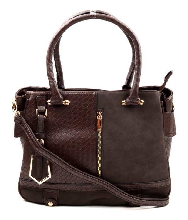 Buy Carlton London Entwined Coffee Brown Shoulder Bag at Best Prices in India - Snapdeal