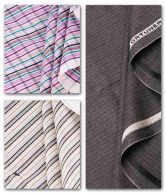 Zion Purple-Orange-Grey Shirts & Trousers Unstitched Combo