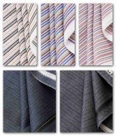 Zion Multi color Semi-Formal Shirts & Trousers Unstitched Combo
