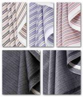 Zion Multi Color Semi Formal Shirts & Trousers Unstitched Combo