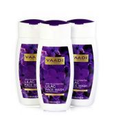 Vaadi Herbals Value Pack of 3 Lilac Face Wash with Lavender Extract 110ml