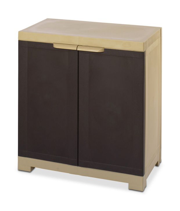 Nilkamal Freedom Mini Small Weather Brown/Biscuit Cabinet available at SnapDeal for Rs.2290