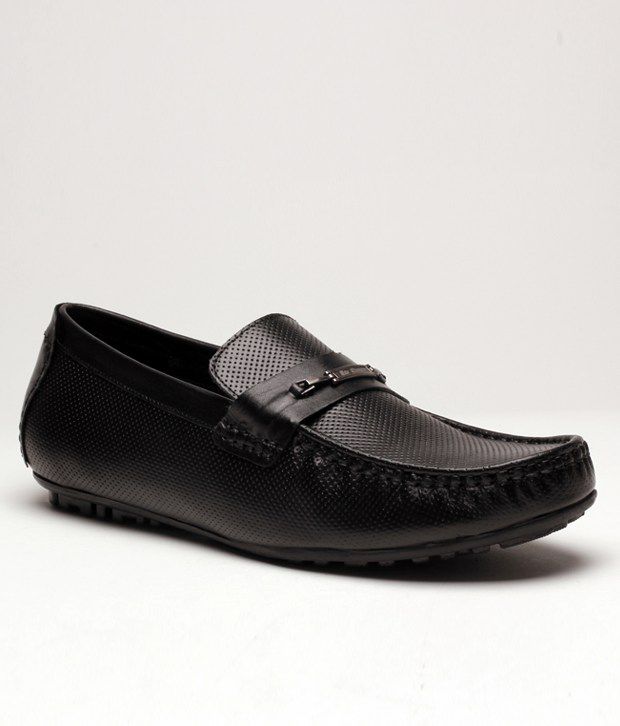 OFF on Lee Cooper Stylish Black Loafers 