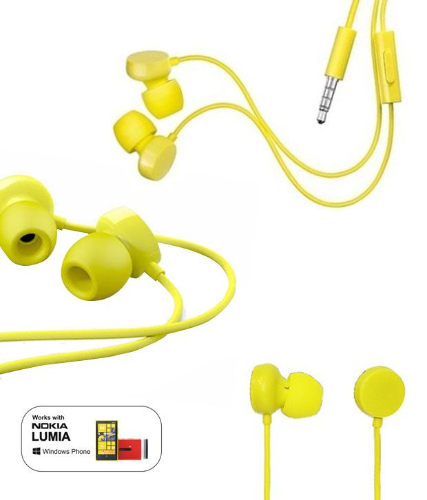 Buy Xfose X-208 Handsfree Earphones For Nokia Lumia 520 Yellow at Rs. 229 – Shop Online at Snapdeal.com