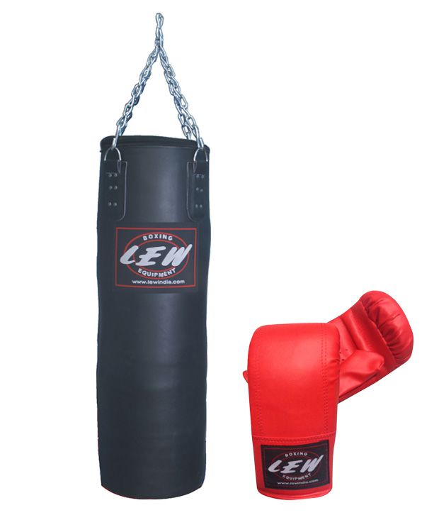 LEW Synthetic Leather Punching Bag Filled with Free Gloves: Buy Online at Best Price on Snapdeal