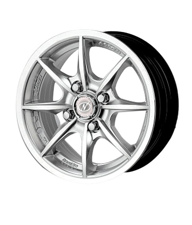 Neo Alloys Sleek Hyper Silver 13 Inch Alloys [4 Holes] (Set of 4
