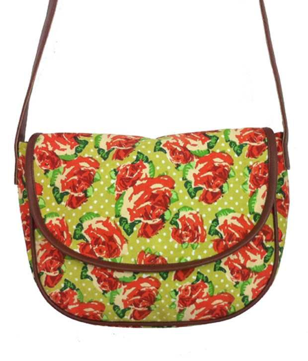 floral sling bags