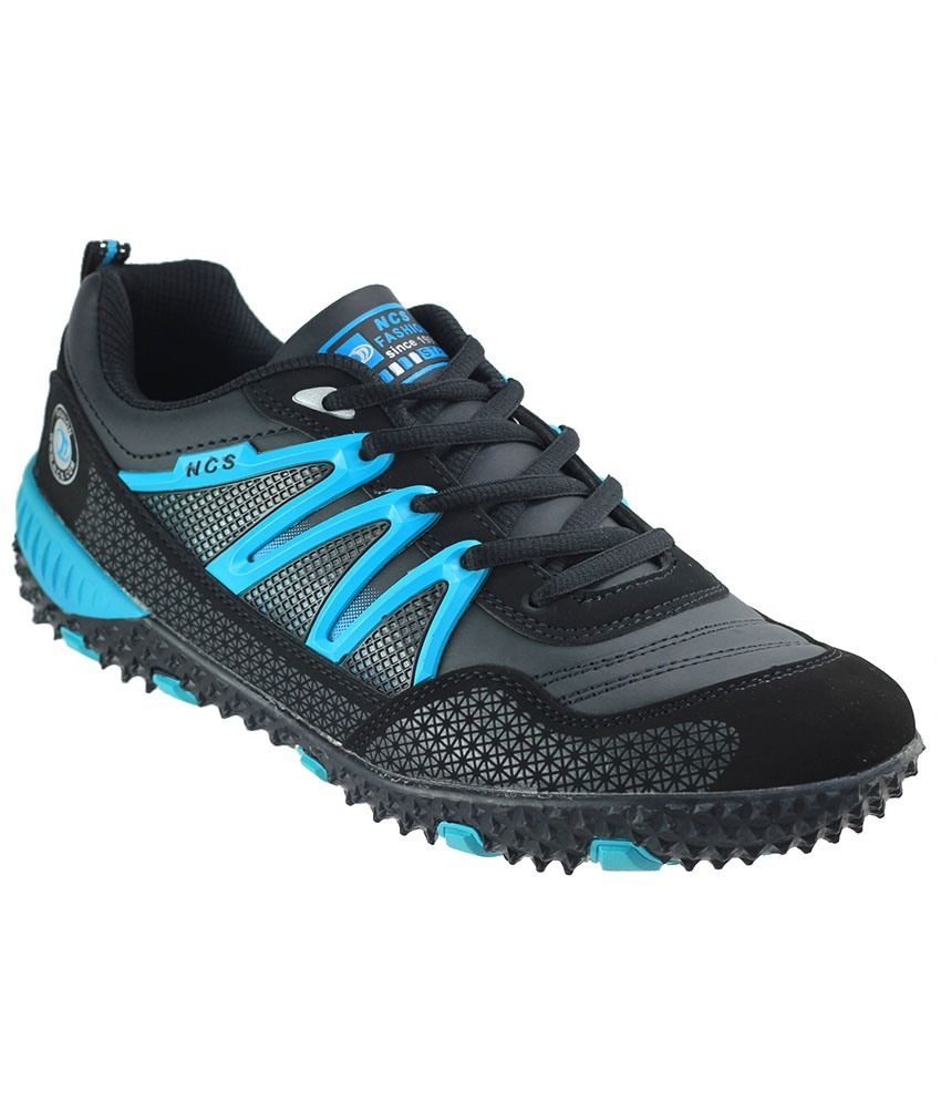 7 OFF on NCS Black Sky Blue Mens Sports Shoes on Snapdeal PaisaWapas