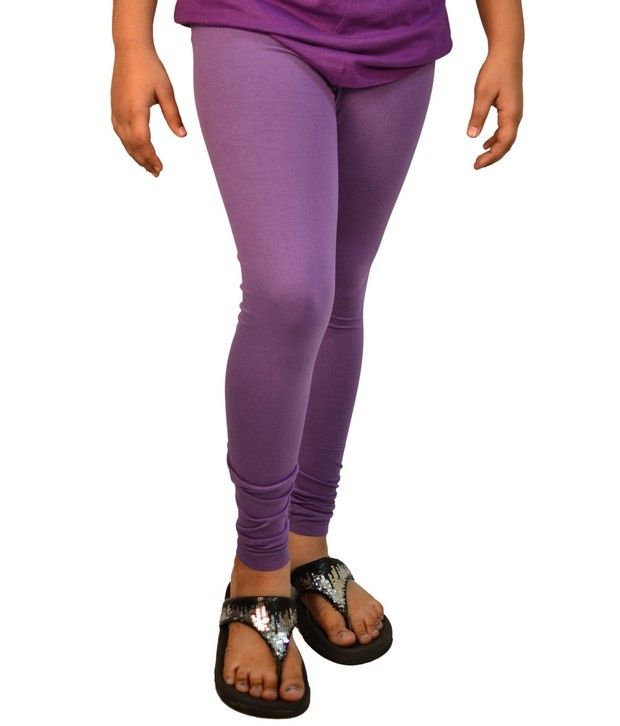TSG MY KID Purple Color Leggings For Kids available at snapdeal for Rs.229