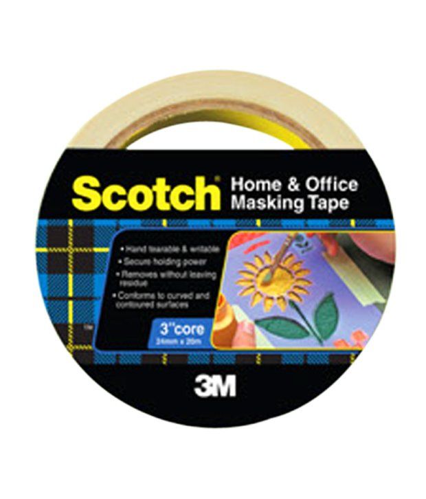 3m Scotch Home & Office Masking Tape - Pack Of 2 available at snapdeal for Rs.120