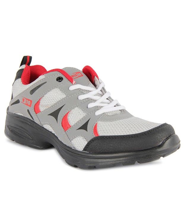 Force 10 Grey & White Sports Shoes available at snapdeal for Rs.786