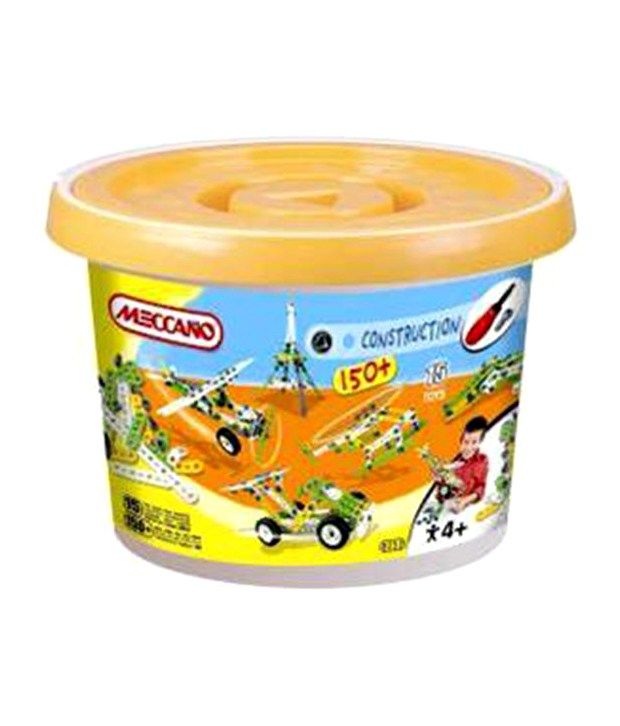 Meccano 150 Parts Construction Bucket Set Buy Meccano 150 Parts