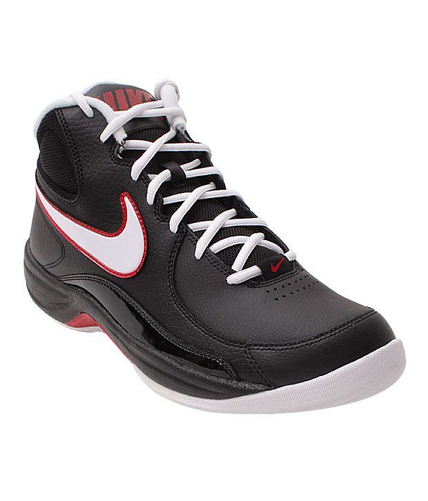 Nike Overplay Black & White Basketball Shoes available at snapdeal for Rs.2561