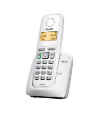 Siemens GigasetA-220 Cordless Landline Phone (White)