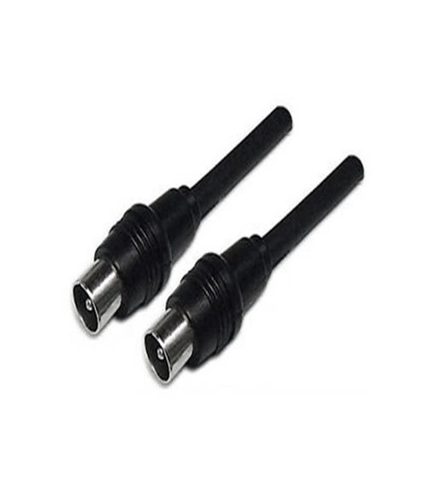 RF Cable Lead for Antenna TVs VCR dth Male pin to pin available at snapdeal for Rs.177