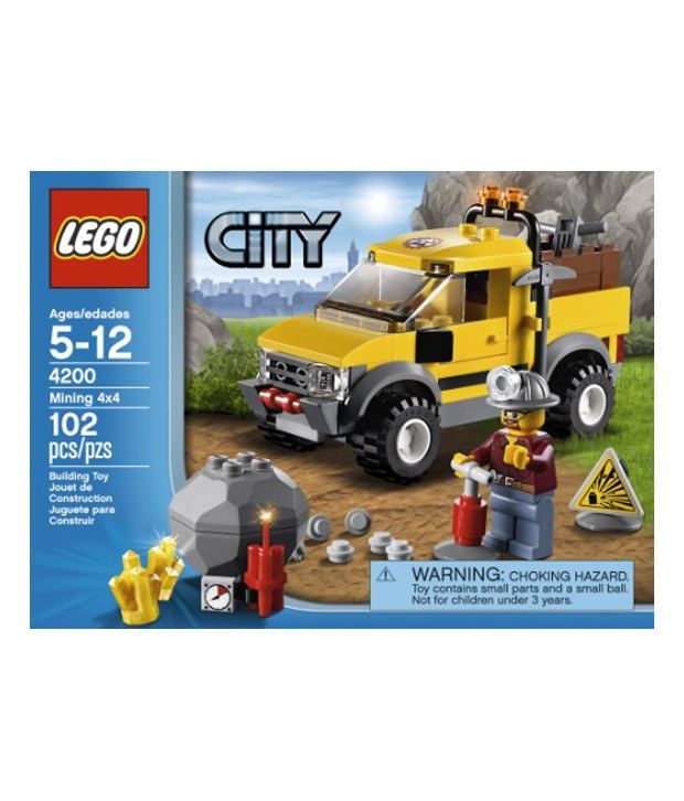 Lego City Mining 4x4 Construction Set(imported Toys) available at snapdeal for Rs.799