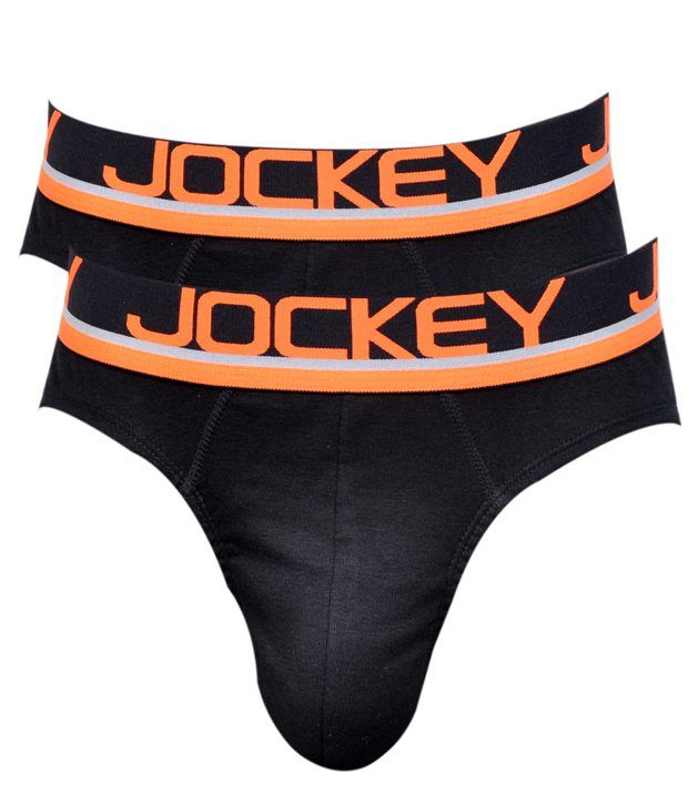 9% OFF on Jockey Assorted Pack Of Cotton Elastane Briefs on