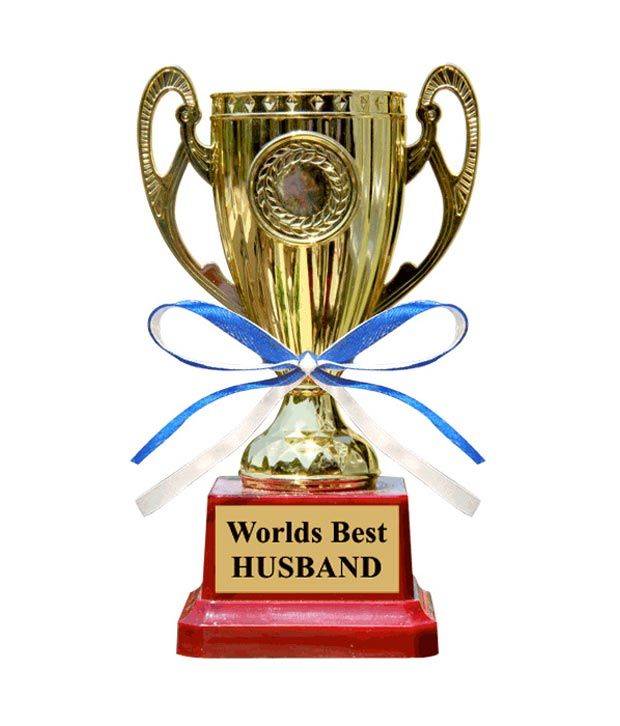 Everyday Gifts Worlds Best Husband Trophy