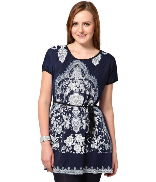 Valentine Gift : The Vanca Black Short Sleeve Poly Knit Dress available at snapdeal for Rs.304