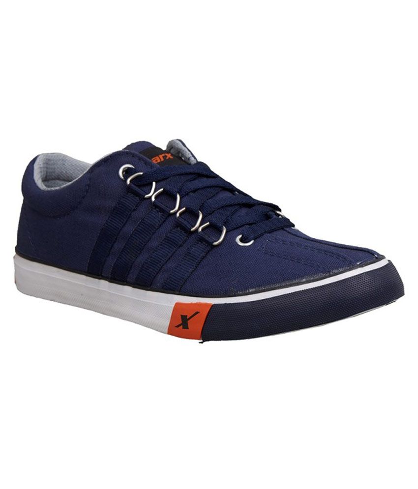 OFF on Sparx Blue Canvas Causual Shoes 