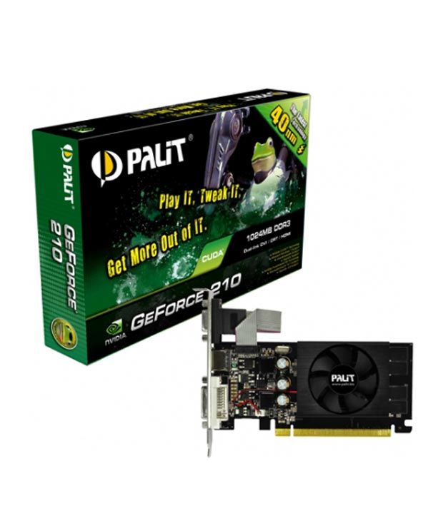 Palit GeForce 210 1 GB DDR3 Graphic Card NEAG2100HD06-1193F available at snapdeal for Rs.2023