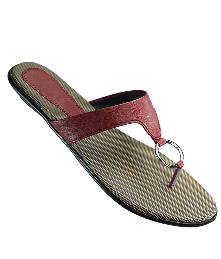 Ziner Decorus Wkf06-Red Women Flat Sandals
