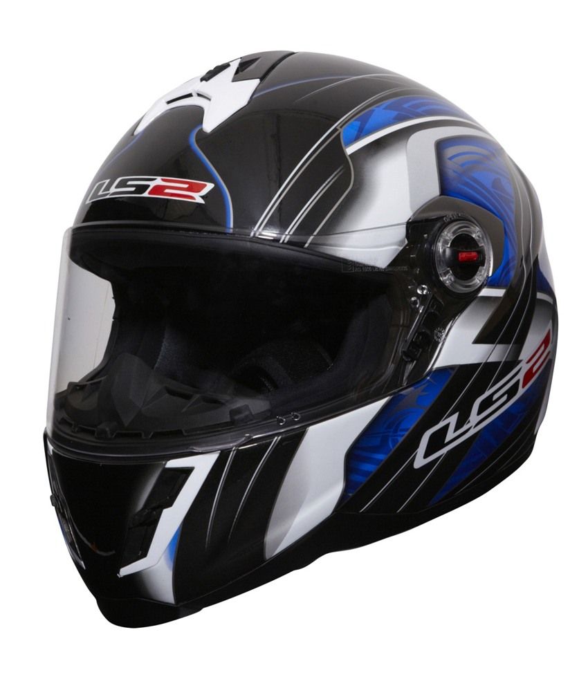 LS2 - Full Face Helmet - Sword (Black-Blue) Standard : 57 - 59 cms available at snapdeal for Rs.4016