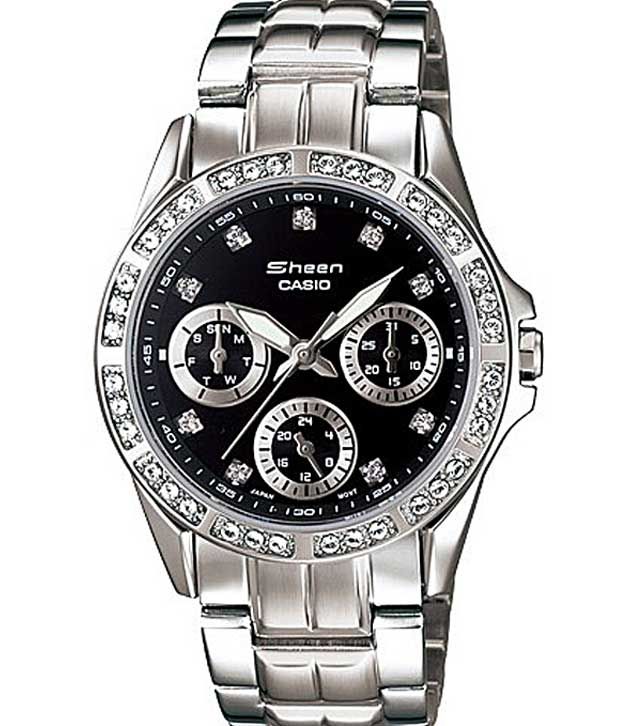 casio sheen watches for ladies with price