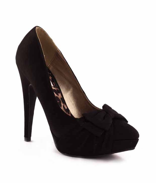 pencil heels black colour