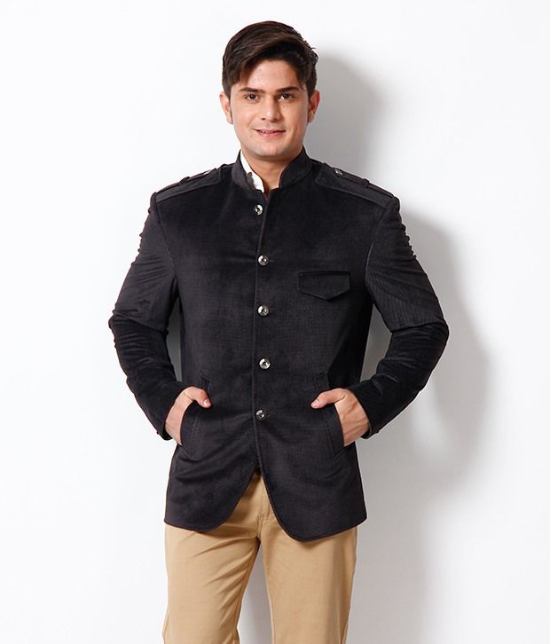 Canary London Elegant Black Blazer available at snapdeal for Rs.1049