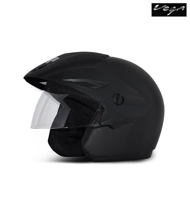 Vega Helmet Cruiser With Peak Dull Black