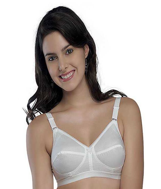 Buy Trylo Sarita White Cotton Bra - Set Of 3 Pcs on Snapdeal