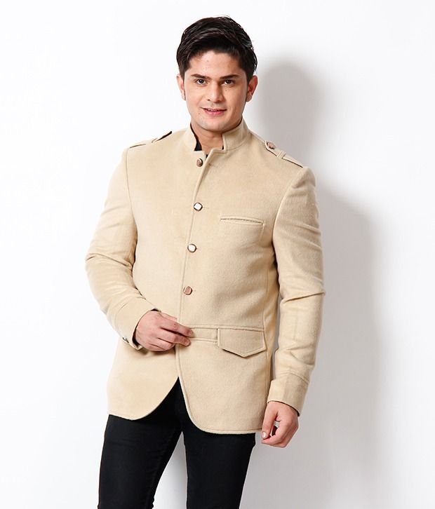 Canary London Beige Designer Blazer available at snapdeal for Rs.1049