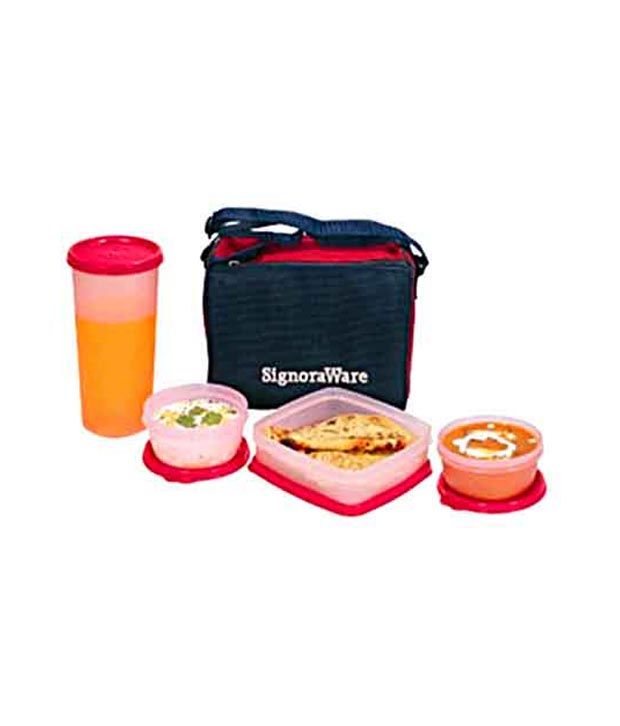 signoraware best lunch box with bag