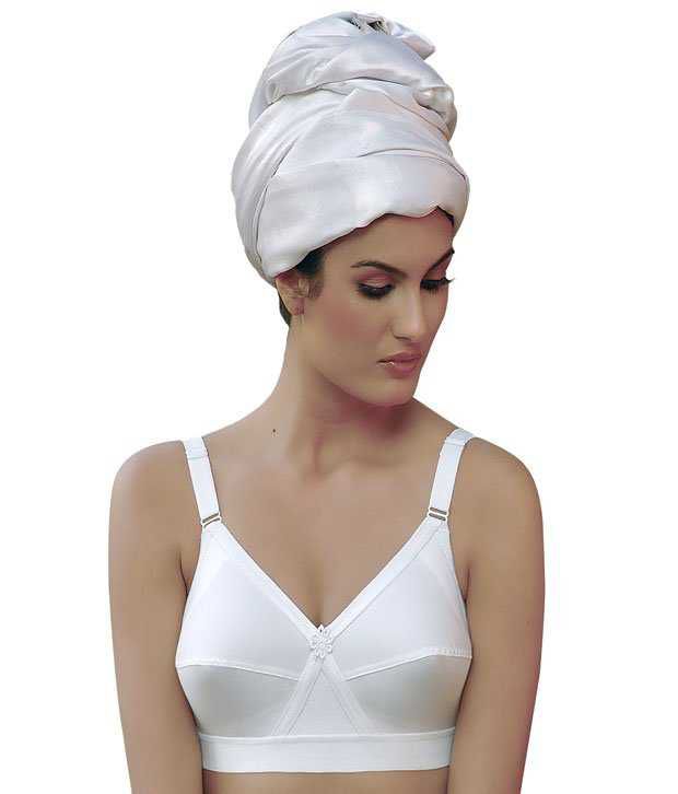 Buy Trylo Krutika White Cotton Bra - Set Of 2 Pcs on Snapdeal