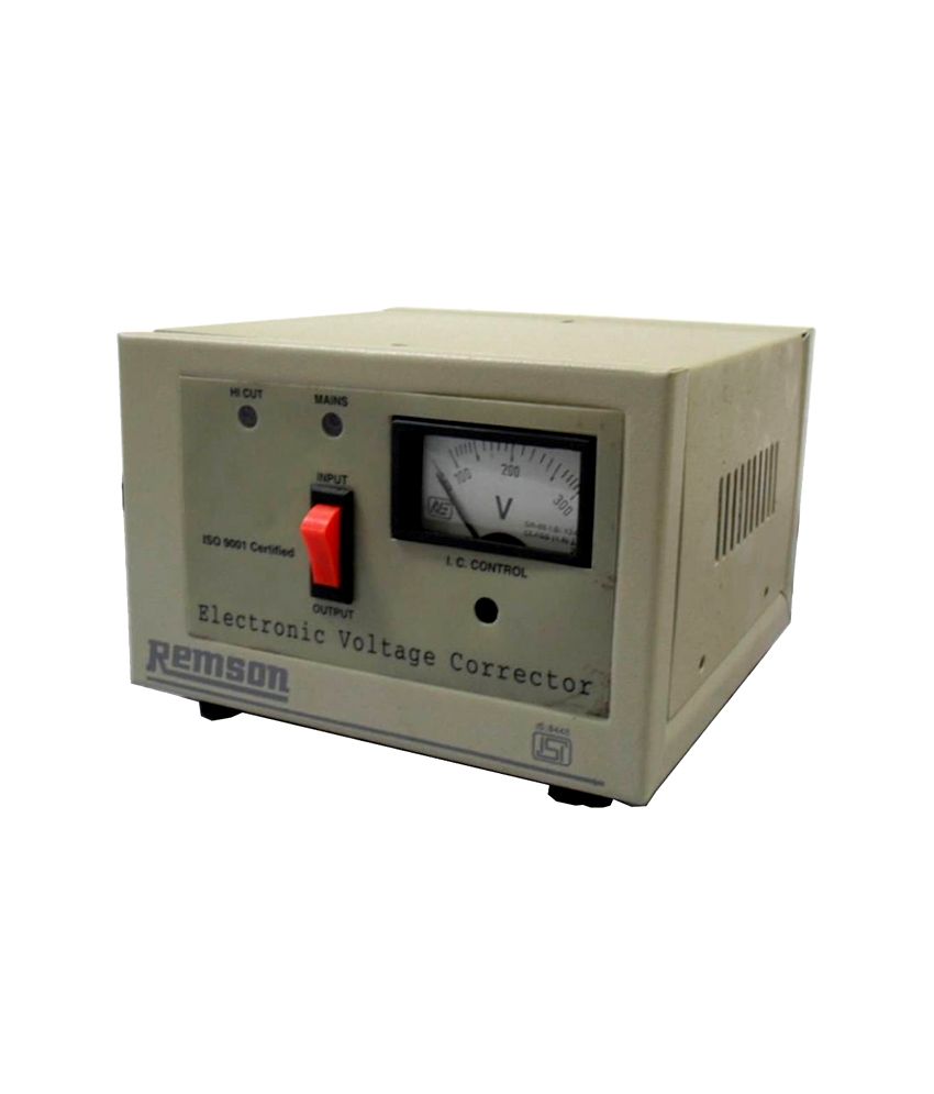 Remson Electric Voltage Stabilizer Plain 0.5 KV RVSF 4145P (Grey