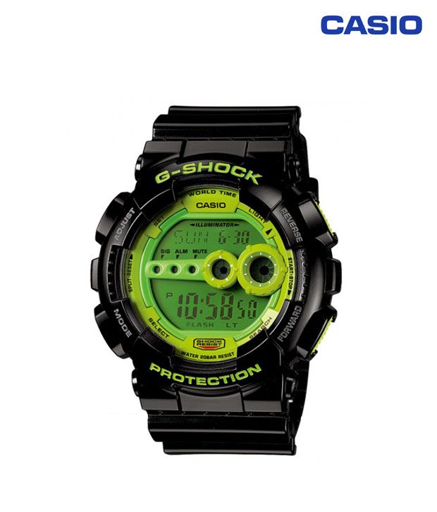 g shock green and orange