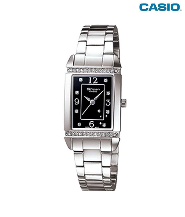 casio small black watch