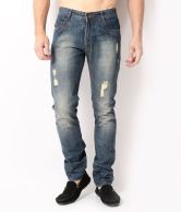 DesignRoadies Blue Slim  Jeans