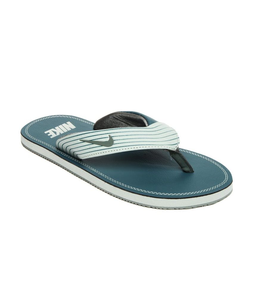 Nike Chroma Thong Iii Teal Green Flip Flops available at snapdeal for Rs.942