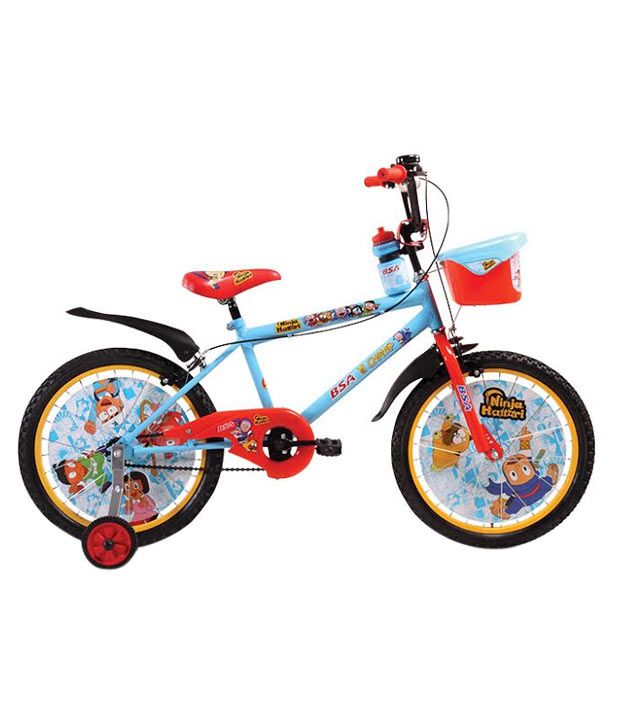 BSA Champ Ninja Hattori Bicycle With Free Backpack & Water Sipper